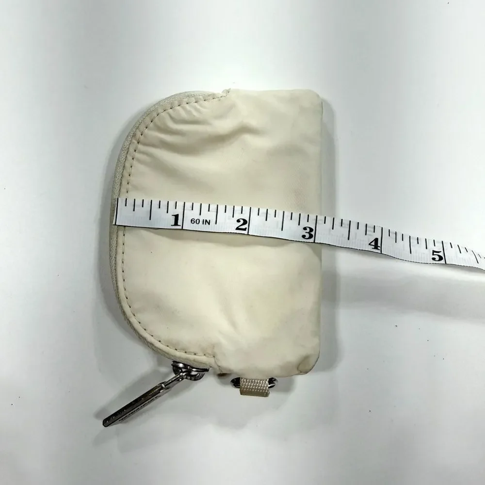 Lululemon Cream Coin Pouch